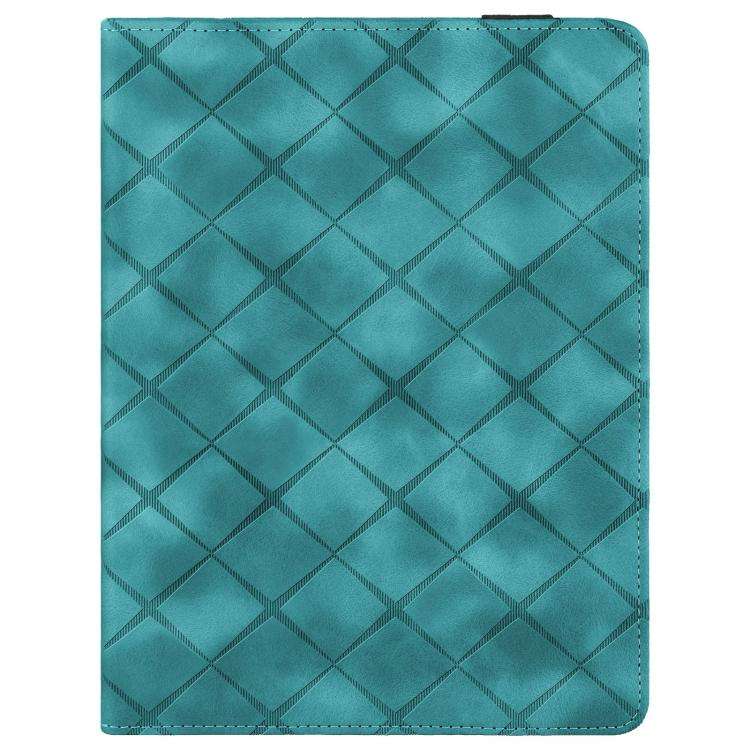 For OPPO Pad SE 11 Rhombus Embossing Leather Tablet Case(Green)