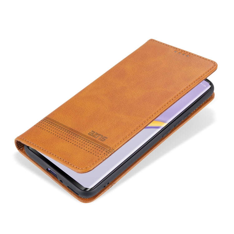 For Huawei Nova 7 AZNS Magnetic Calf Texture Horizontal Flip Leather Case with Card Slots & Holde...