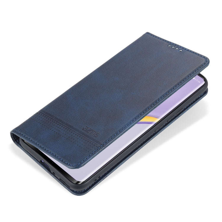 For Huawei Nova 7 AZNS Magnetic Calf Texture Horizontal Flip Leather Case with Card Slots & Holde...
