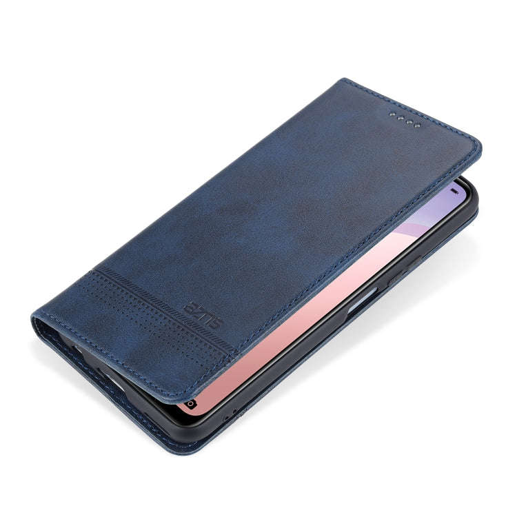 For Huawei Nova 7 SE AZNS Magnetic Calf Texture Horizontal Flip Leather Case with Card Slots & Ho...