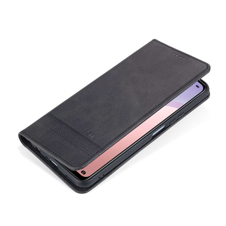 For Huawei Nova 7 SE AZNS Magnetic Calf Texture Horizontal Flip Leather Case with Card Slots & Ho...