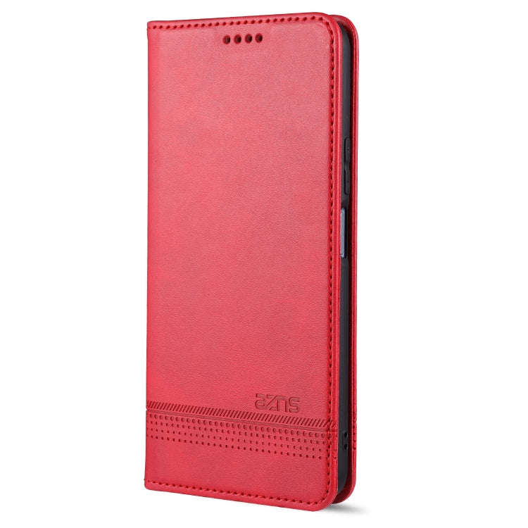 For Huawei Nova 7 SE AZNS Magnetic Calf Texture Horizontal Flip Leather Case with Card Slots & Ho...