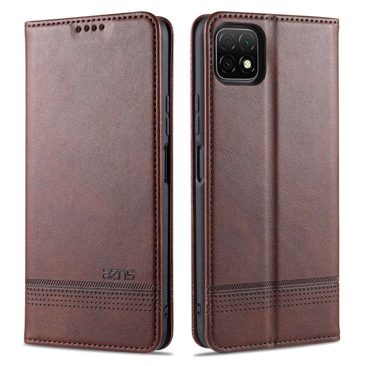For Huawei Enjoy 20 AZNS Magnetic Calf Texture Horizontal Flip Leather Case with Card Slots & Hol...