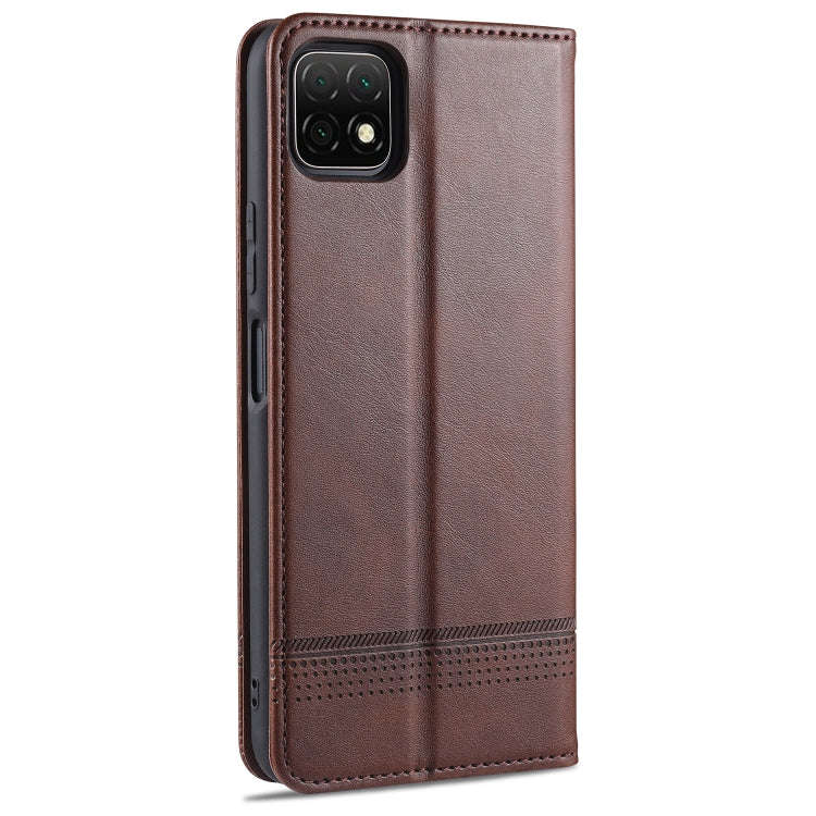 For Huawei Enjoy 20 AZNS Magnetic Calf Texture Horizontal Flip Leather Case with Card Slots & Hol...