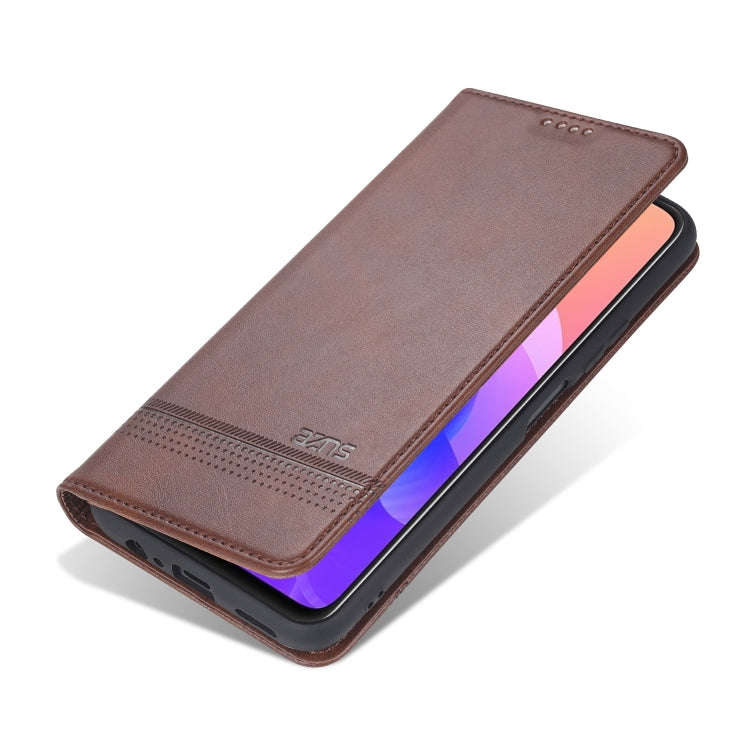 For Huawei Enjoy 20 AZNS Magnetic Calf Texture Horizontal Flip Leather Case with Card Slots & Hol...