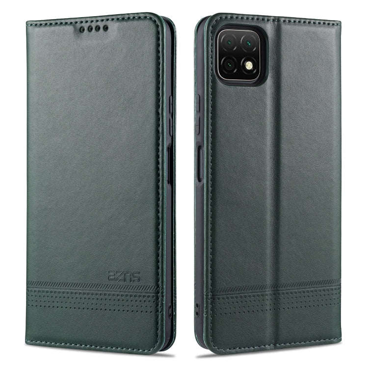 For Huawei Enjoy 20 AZNS Magnetic Calf Texture Horizontal Flip Leather Case with Card Slots & Hol...