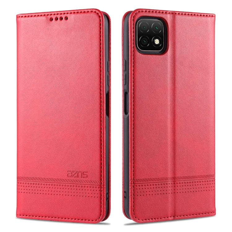 For Huawei Enjoy 20 AZNS Magnetic Calf Texture Horizontal Flip Leather Case with Card Slots & Hol...