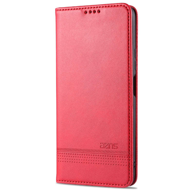 For Huawei Enjoy 20 AZNS Magnetic Calf Texture Horizontal Flip Leather Case with Card Slots & Hol...