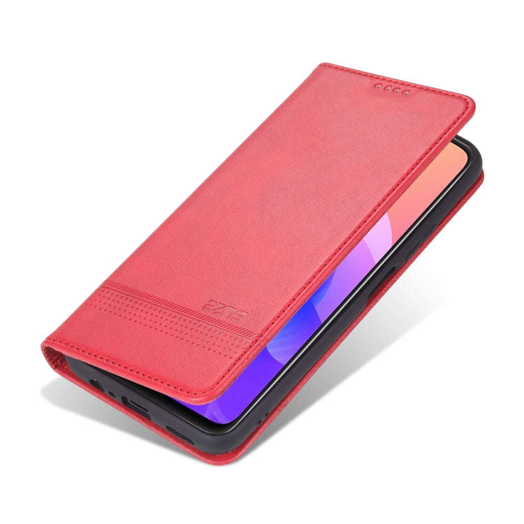 For Huawei Enjoy 20 AZNS Magnetic Calf Texture Horizontal Flip Leather Case with Card Slots & Hol...