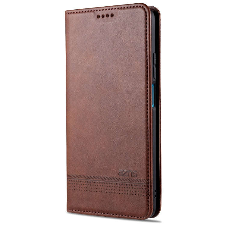 For Huawei Maimang 9 AZNS Magnetic Calf Texture Horizontal Flip Leather Case with Card Slots & Ho...