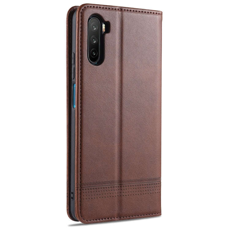 For Huawei Maimang 9 AZNS Magnetic Calf Texture Horizontal Flip Leather Case with Card Slots & Ho...
