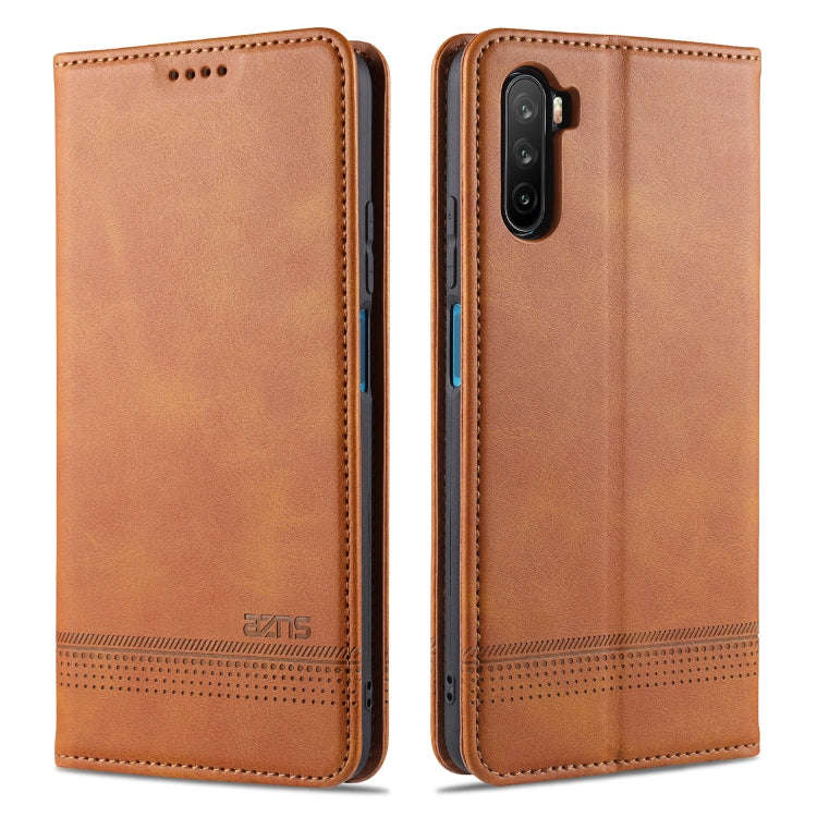 For Huawei Maimang 9 AZNS Magnetic Calf Texture Horizontal Flip Leather Case with Card Slots & Ho...