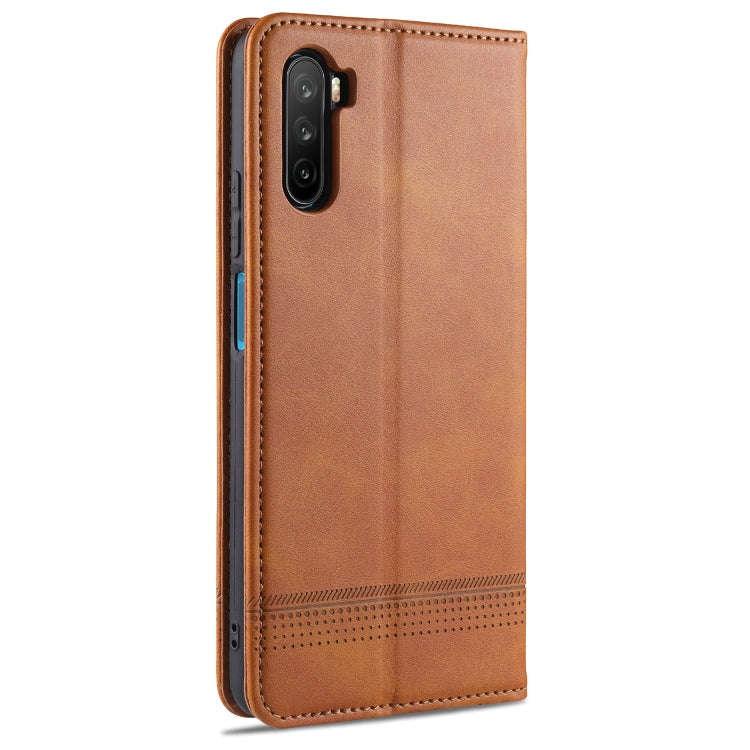 For Huawei Maimang 9 AZNS Magnetic Calf Texture Horizontal Flip Leather Case with Card Slots & Ho...