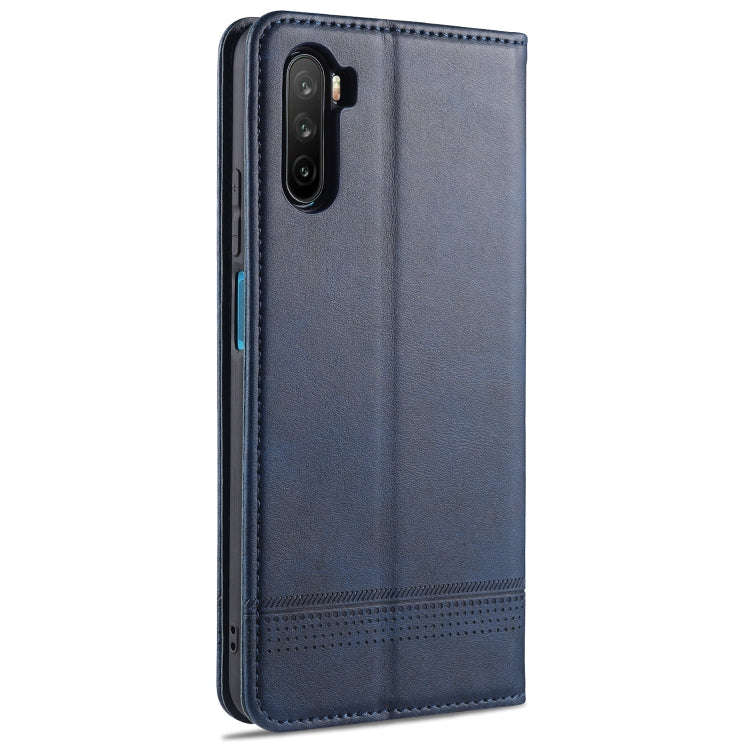 For Huawei Maimang 9 AZNS Magnetic Calf Texture Horizontal Flip Leather Case with Card Slots & Ho...