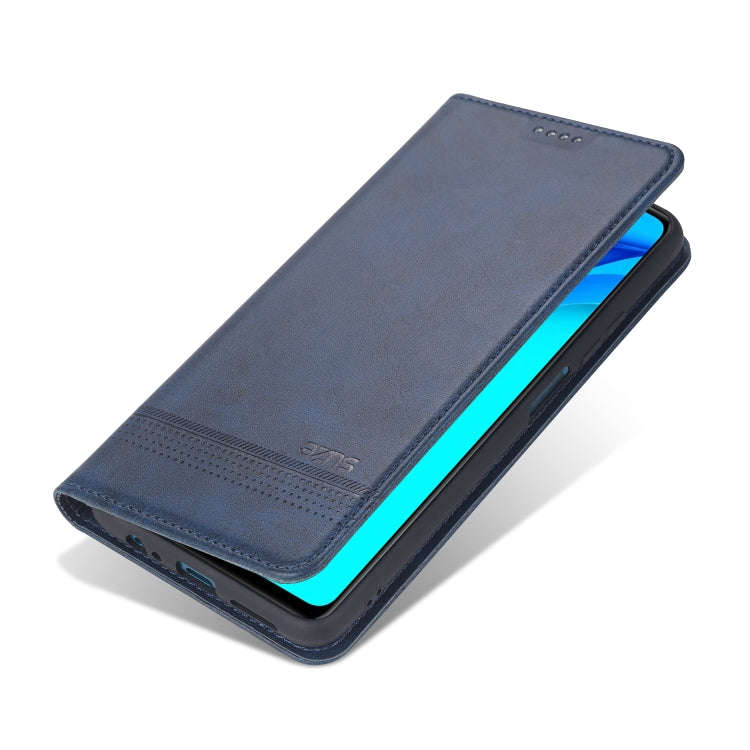 For Huawei Maimang 9 AZNS Magnetic Calf Texture Horizontal Flip Leather Case with Card Slots & Ho...