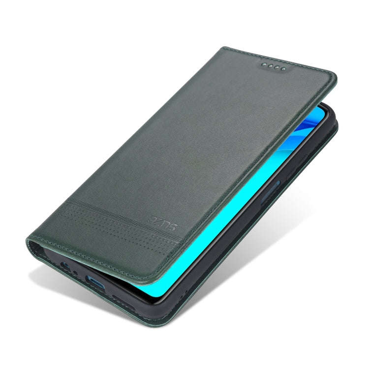 For Huawei Maimang 9 AZNS Magnetic Calf Texture Horizontal Flip Leather Case with Card Slots & Ho...