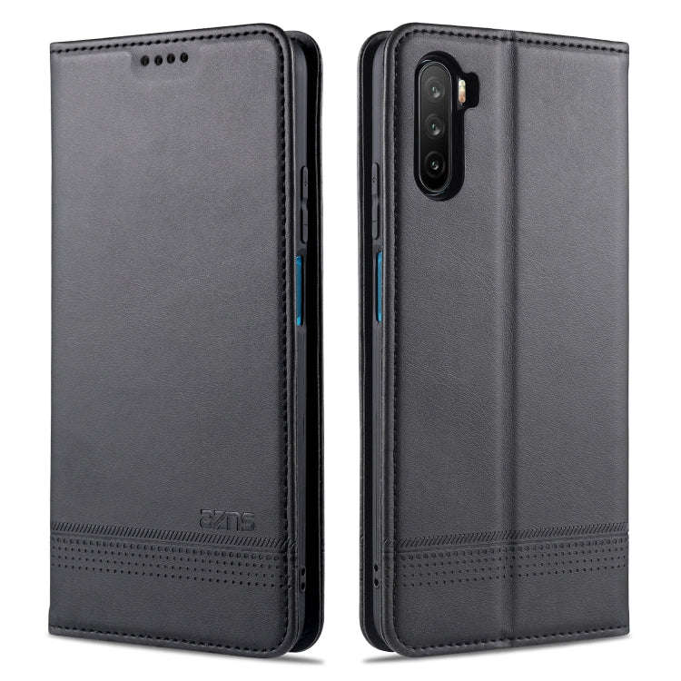 For Huawei Maimang 9 AZNS Magnetic Calf Texture Horizontal Flip Leather Case with Card Slots & Ho...