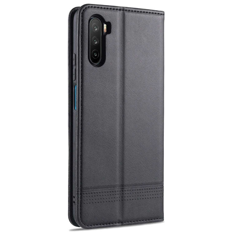 For Huawei Maimang 9 AZNS Magnetic Calf Texture Horizontal Flip Leather Case with Card Slots & Ho...