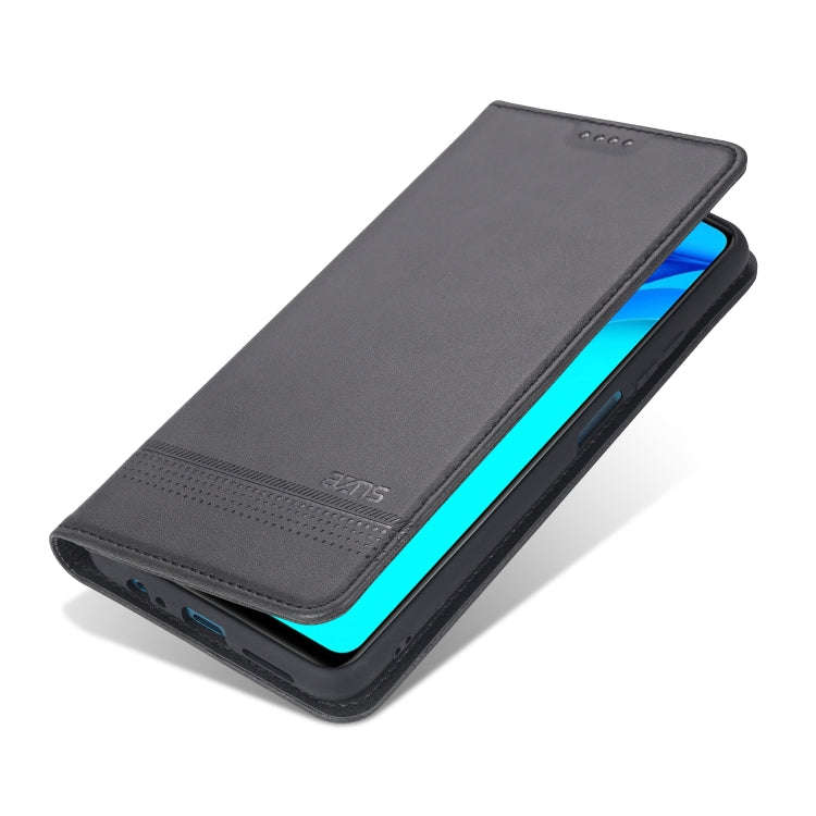 For Huawei Maimang 9 AZNS Magnetic Calf Texture Horizontal Flip Leather Case with Card Slots & Ho...