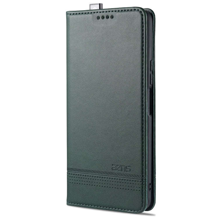 For Huawei Honor X10 AZNS Magnetic Calf Texture Horizontal Flip Leather Case with Card Slots & Ho...
