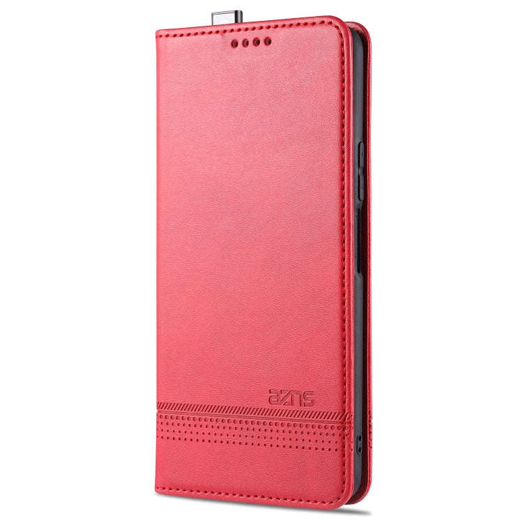 For Huawei Honor X10 AZNS Magnetic Calf Texture Horizontal Flip Leather Case with Card Slots & Ho...