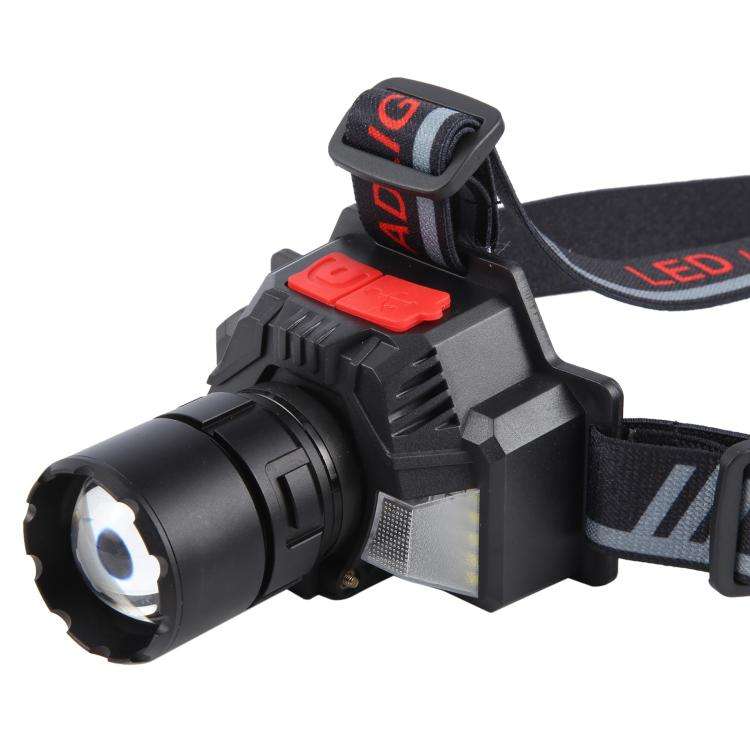 A860B Outdoor Work White Laser Wick Super Bright Sensor Headlamp(Black)