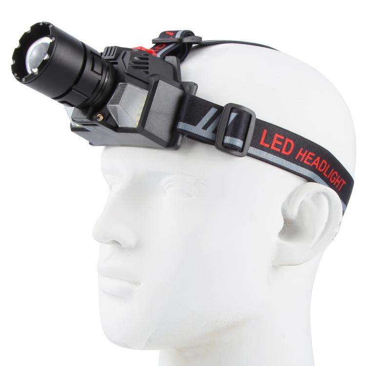 A860B Outdoor Work White Laser Wick Super Bright Sensor Headlamp(Black)