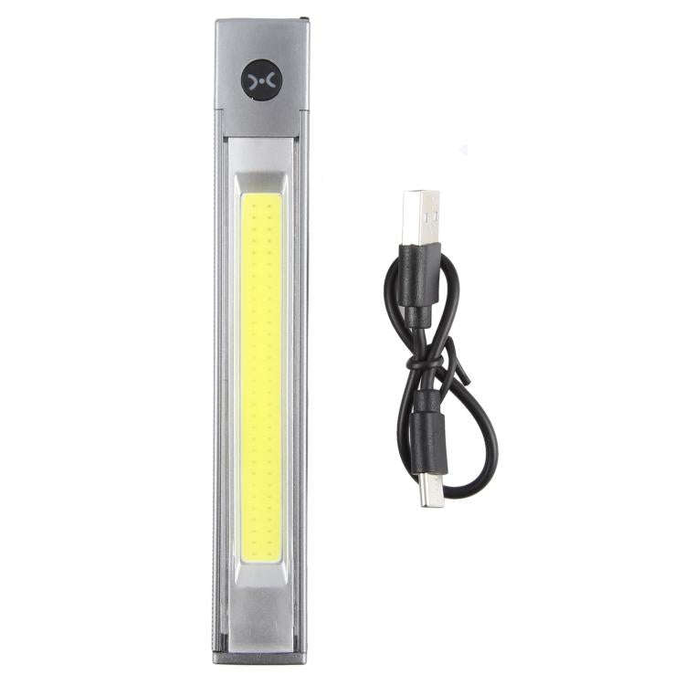 DXC-512 Multifunctional Pen Lamp Work Flashlight with Red Laser Light(Silver)