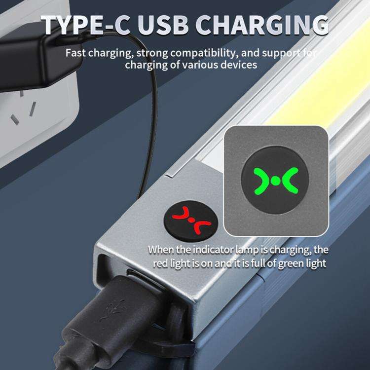 DXC-512 Multifunctional Pen Lamp Work Flashlight with Red Laser Light(Silver)