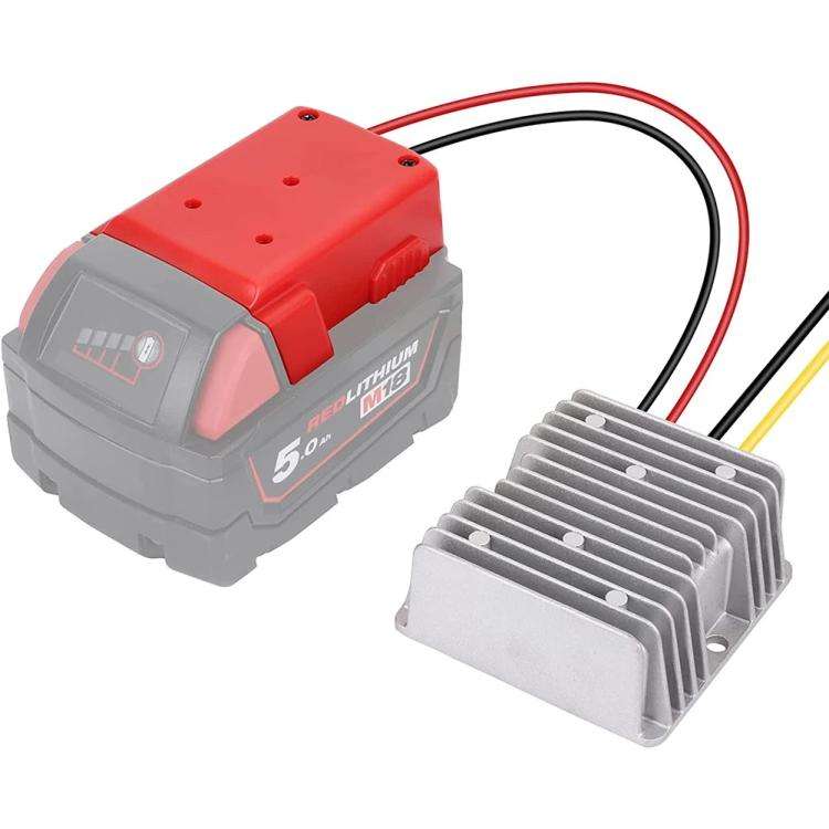 For Milwaukee 18V Lithium Battery Adapter Converter Battery Dock DIY Adapter, Specifications:12V ...