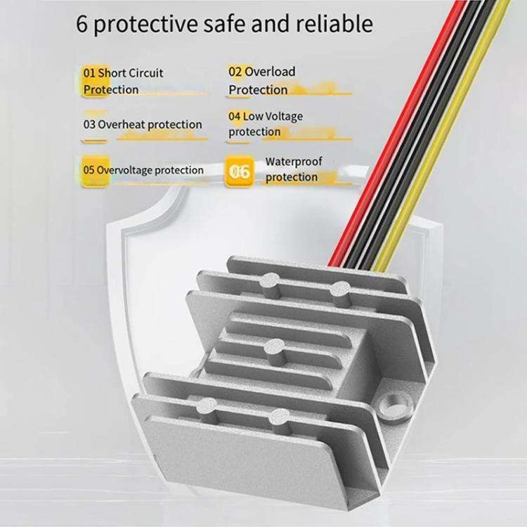 For DeWalt 20V Lithium Battery Switch Button Adapter Converter and 12V / 20A Voltage Regulator Ki...