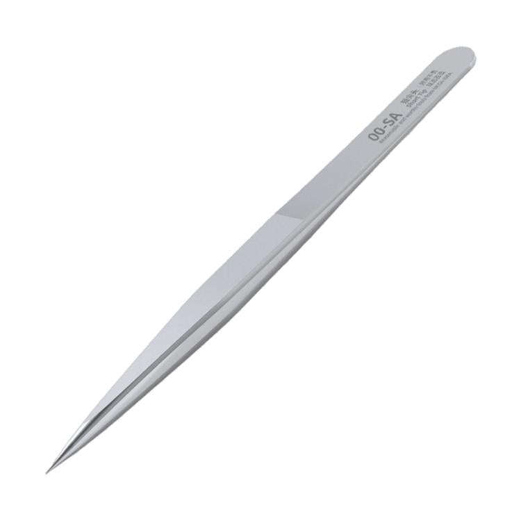 MEGA-IEDA High Hard Non-magnetic Stainless Steel Repair Tweezers, Model:Short Tip