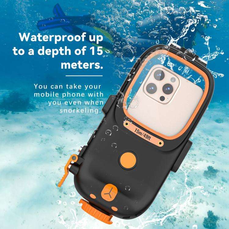RedPepper Diving Case 15m Waterproof Protective Case for iPhone / Samsung / vivo / Huawei / Xiaom...