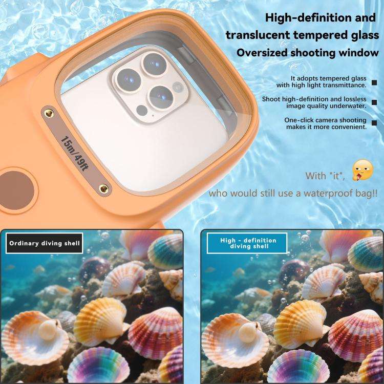 RedPepper Diving Case 15m Waterproof Protective Case for iPhone / Samsung / vivo / Huawei / Xiaom...