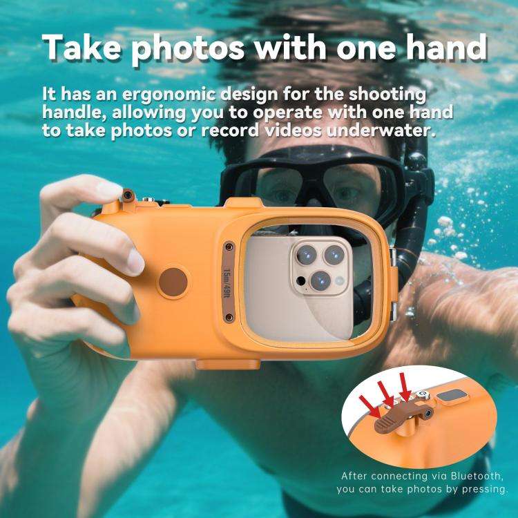 RedPepper Diving Case 15m Waterproof Protective Case for iPhone / Samsung / vivo / Huawei / Xiaom...