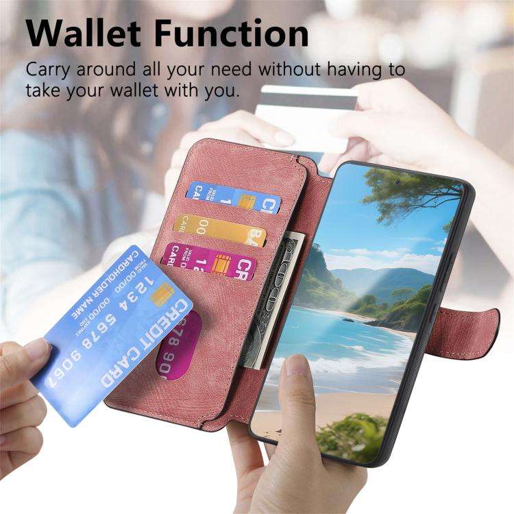 For Nothing CMF Phone 3a CaseNeo MagSafe RFID Anti-theft Retro Leather Phone Case(Pink)
