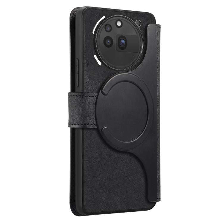 For Nothing CMF Phone 3a Pro CaseNeo MagSafe RFID Anti-theft Retro Leather Phone Case(Black)