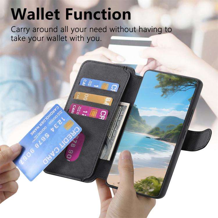 For Nothing CMF Phone 3a Pro CaseNeo MagSafe RFID Anti-theft Retro Leather Phone Case(Black)