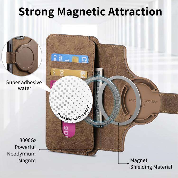 For Nothing CMF Phone 3a Pro CaseNeo MagSafe RFID Anti-theft Retro Leather Phone Case(Brown)
