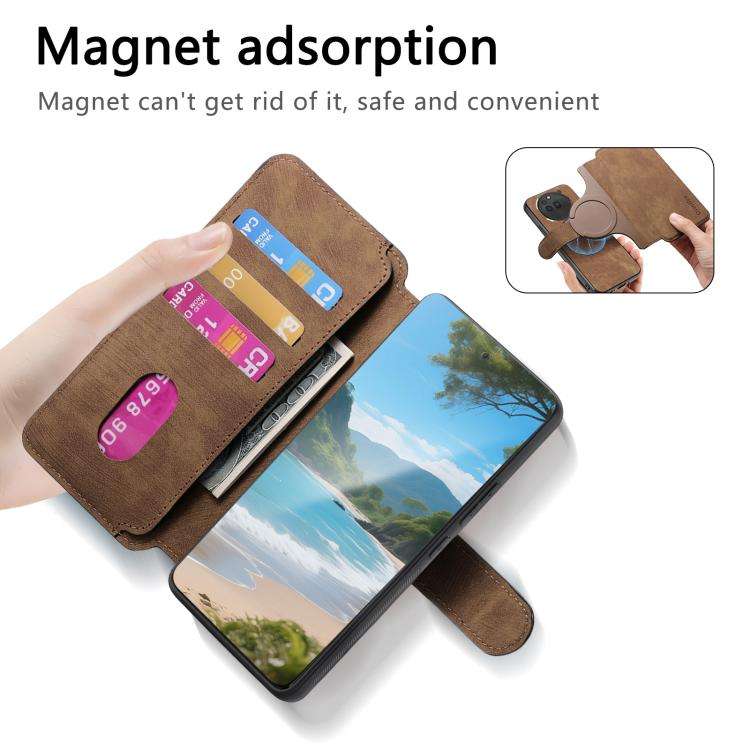 For Nothing CMF Phone 3a Pro CaseNeo MagSafe RFID Anti-theft Retro Leather Phone Case(Brown)