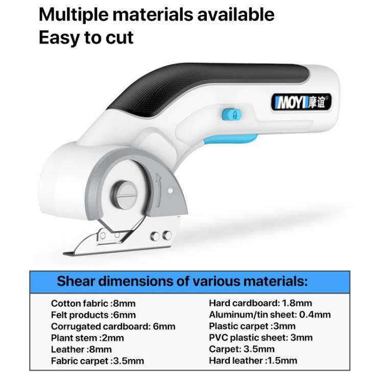 MOYI Portable Household Type-C Rechargeable Electric Scissors(Single Blade)