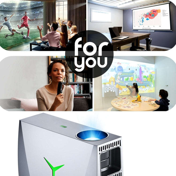 VIVIBRIGHT F40 1920x1080 4200 Lumens Portable Home Theater Wireless Smart Projector with Remote C...