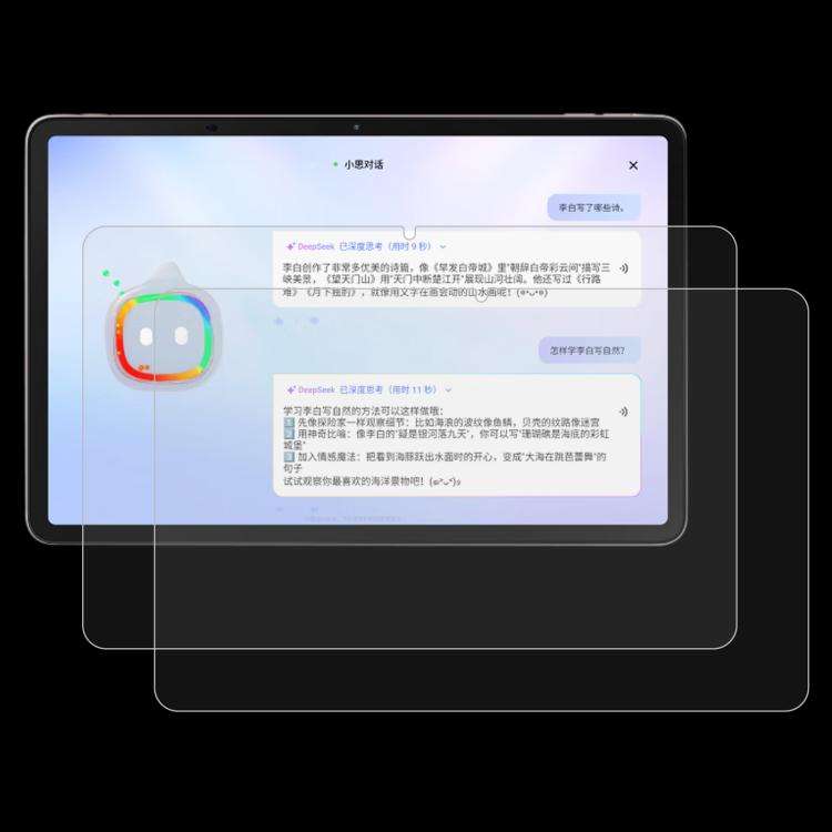 For Think Academy Learning Pad P4 12.1 2pcs 9H 0.3mm Explosion-proof Tempered Glass Film