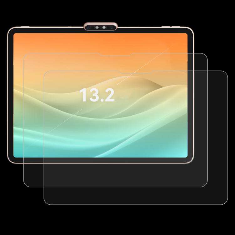 For Think Academy Learning Pad S4 2pcs 9H 0.3mm Explosion-proof Tempered Glass Film