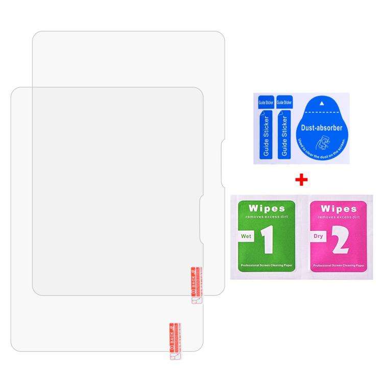 For Think Academy Learning Pad S4 2pcs 9H 0.3mm Explosion-proof Tempered Glass Film