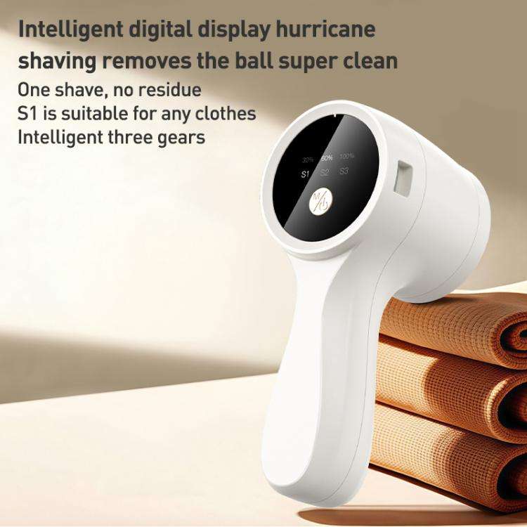 Yesido EC19 Smart Digital Display Single Head Hair Ball Trimmer(Beige)