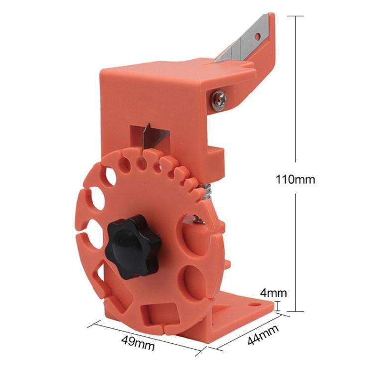 Adjustable Handheld Quick Rubber Wire Stripper(Red)