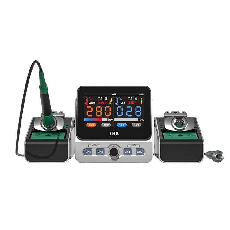 TBK 310 Intelligent Double-station Soldering Station, Plug:EU Plug