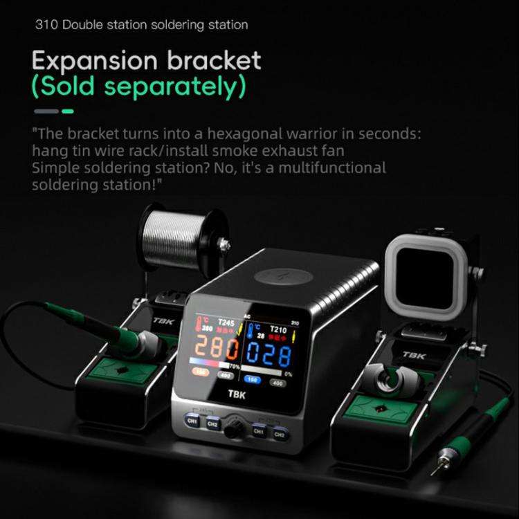 TBK 310 Intelligent Double-station Soldering Station, Plug:UK Plug