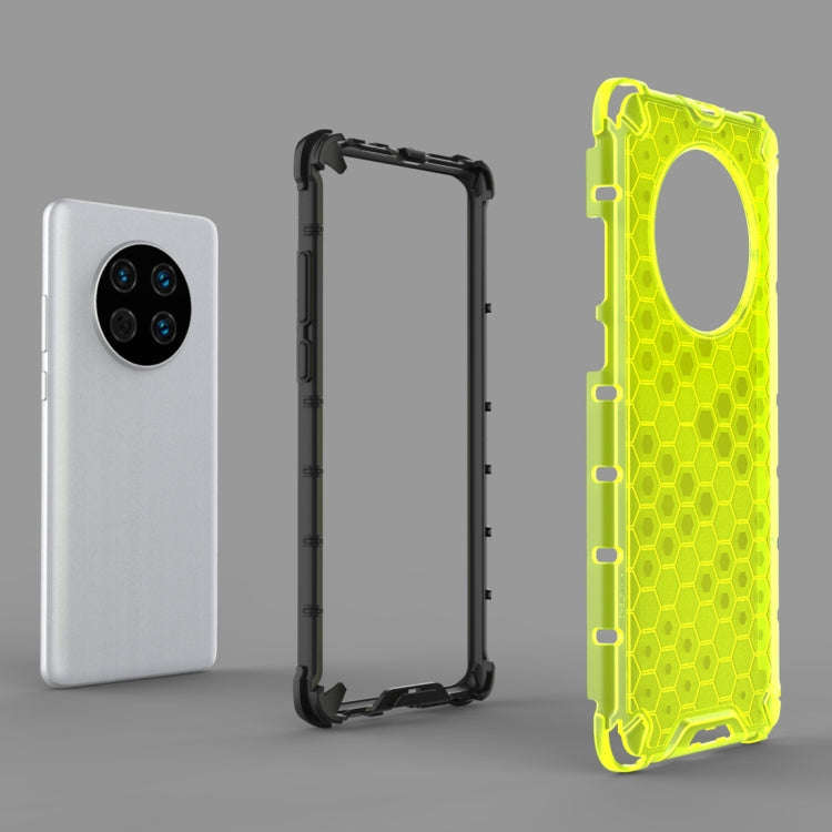 For Huawei Mate 40 Shockproof Honeycomb PC + TPU Protective Case(Black)